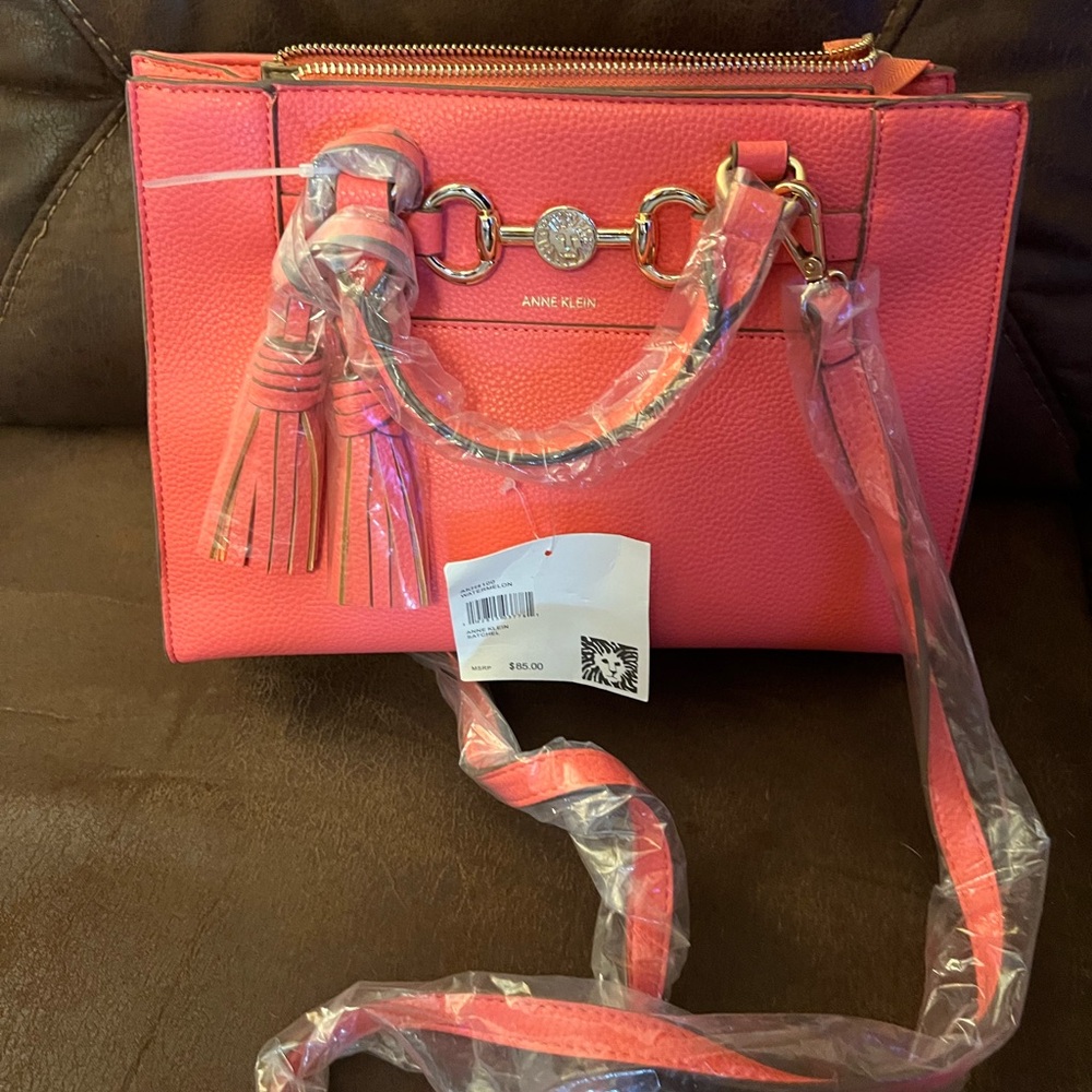 Anne Klein Coral Handbag Purse